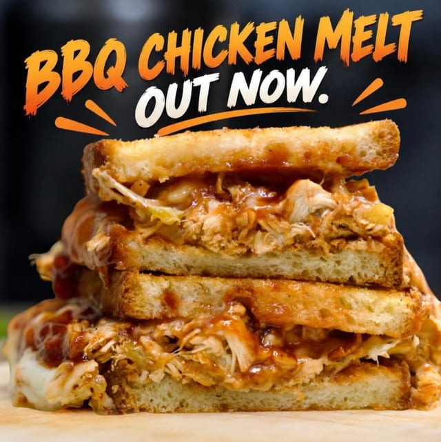 BBQ Chicken Melt (New).