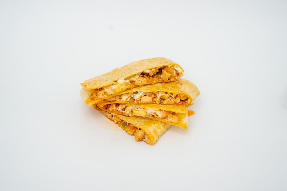 Steak or Chicken Quesadilla.